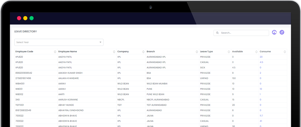 Leave Management Software